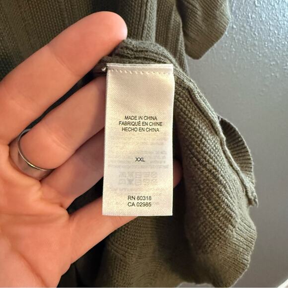 Lucky Brand Men's Green Knitted Sweater Shirt Size XXL - Picture 4 of 5